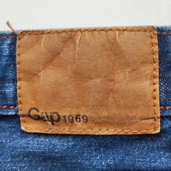 GAP jeans authentic slim denim blue men's size 30x32 - Picture 5 of 11